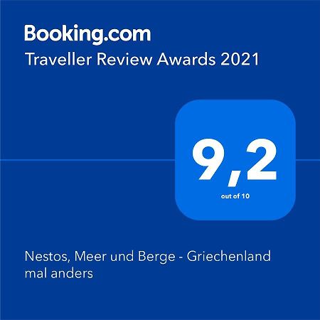 Nestos, Meer und Berge - Griechenland mal anders Zarkadhiá Exterior foto